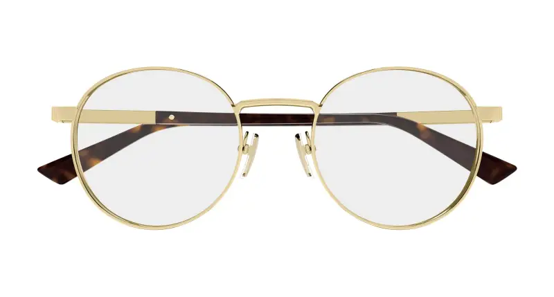 Uomo GG1966OK 002 Montature da vista Metallo Oro Trasparente Rotonda miniatura 2