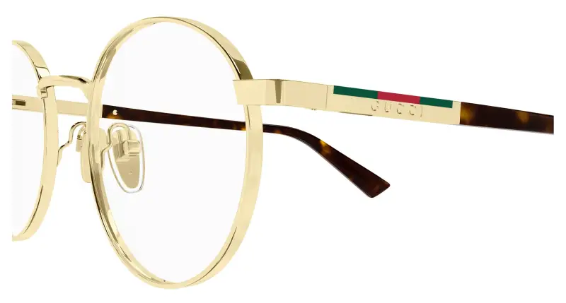 Uomo GG1966OK 002 Montature da vista Metallo Oro Trasparente Rotonda miniatura 3