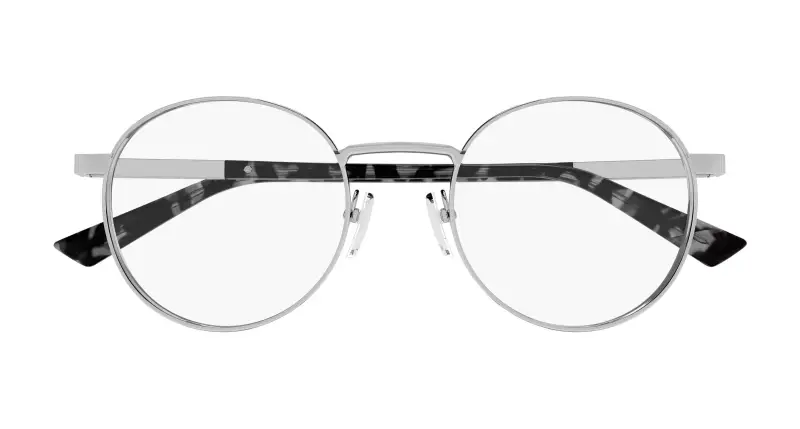 Uomo GG1966OK 003 Montature da vista Metallo Rutenio Trasparente Rotonda miniatura 2