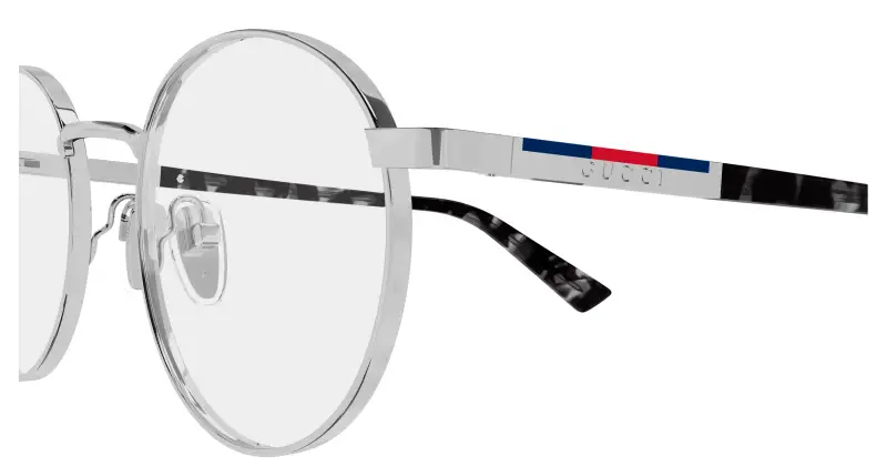 Uomo GG1966OK 003 Montature da vista Metallo Rutenio Trasparente Rotonda miniatura 3