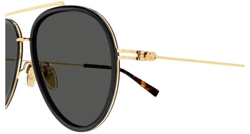 Gucci Occhiali da sole Uomo Grigio 3408011 miniatura 3