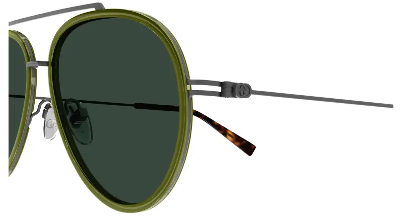 Gucci Occhiali da sole Uomo Verde 3408376 miniatura 3