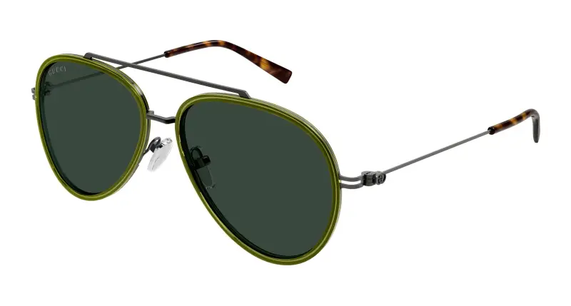 Gucci Occhiali da sole Uomo Verde 3408376