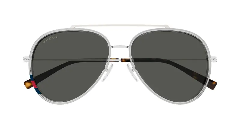 Gucci Occhiali da sole Uomo Grigio 3529960 miniatura 2