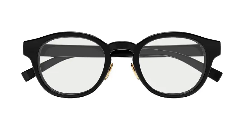 Uomo GG1988OK 001 Montature da vista Iniettato Nero Trasparente Rotonda miniatura 2