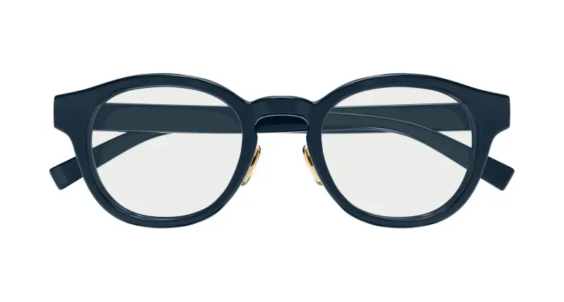 Uomo GG1988OK 004 Montature da vista Iniettato Blu Trasparente Rotonda miniatura 2