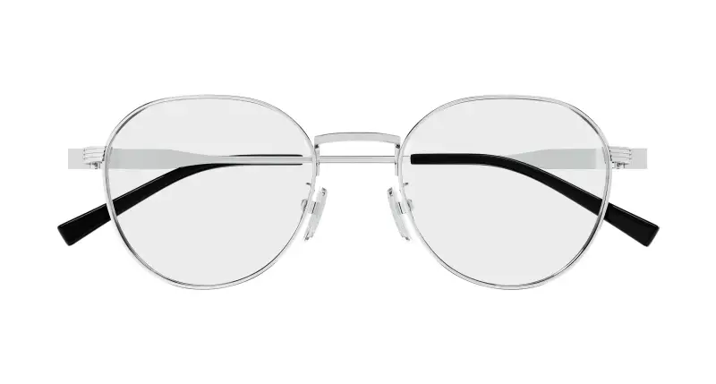 Uomo GG1993OK 001 Montature da vista Metallo Argento Trasparente Rotonda miniatura 2
