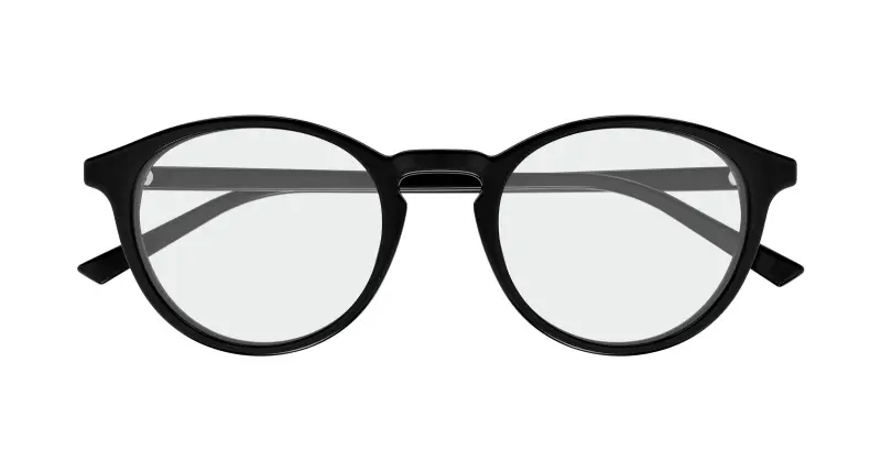 Uomo GG1998O 001 Montature da vista Acetato Nero Trasparente Rotonda miniatura 2