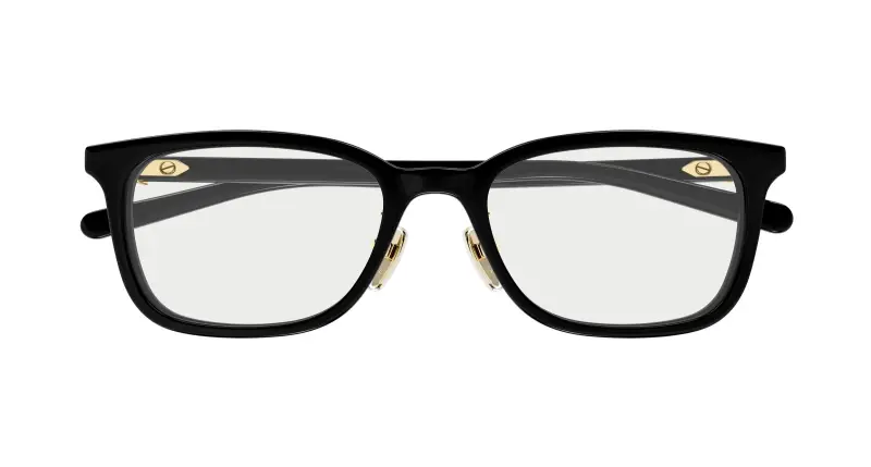 Uomo GG2002OJ 001 Montature da vista Acetato Nero Trasparente Squadrata miniatura 2