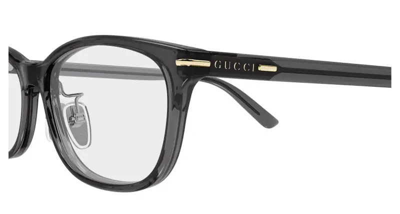 Uomo GG2003OJ 003 Montature da vista Acetato Grigio Trasparente Squadrata miniatura 3