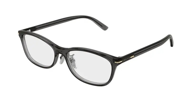 Uomo GG2003OJ 003 Montature da vista Acetato Grigio Trasparente Squadrata