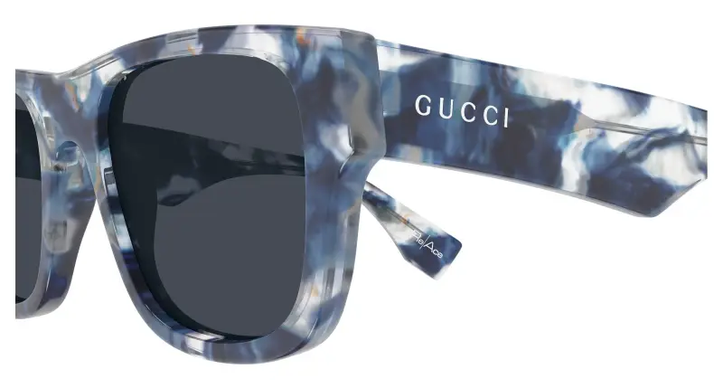 Gucci Occhiali da sole Uomo Blu 3530461 miniatura 3