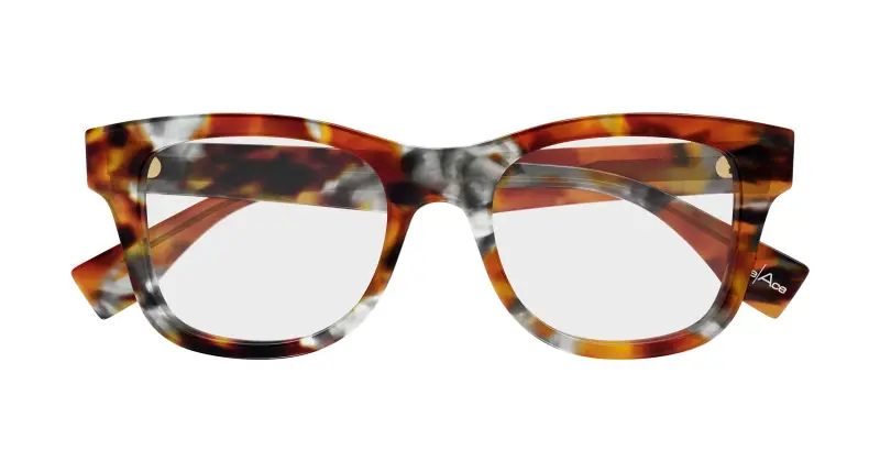 Uomo GG2010O 001 Montature da vista Acetato Havana Trasparente Squadrata miniatura 2