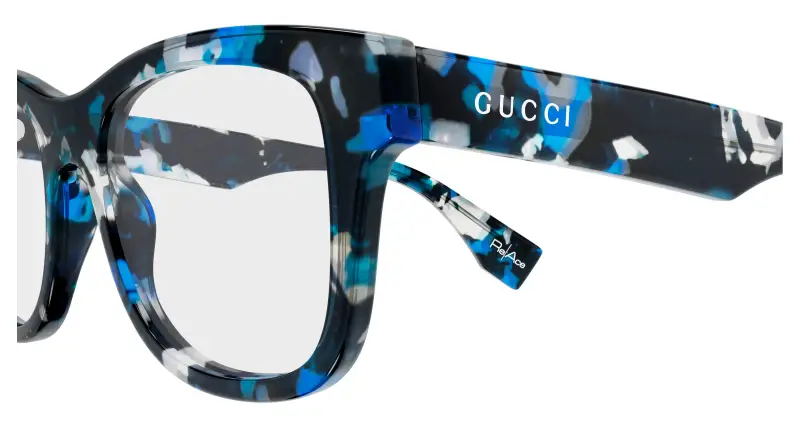 Uomo GG2010O 002 Montature da vista Acetato Havana Trasparente Squadrata miniatura 3