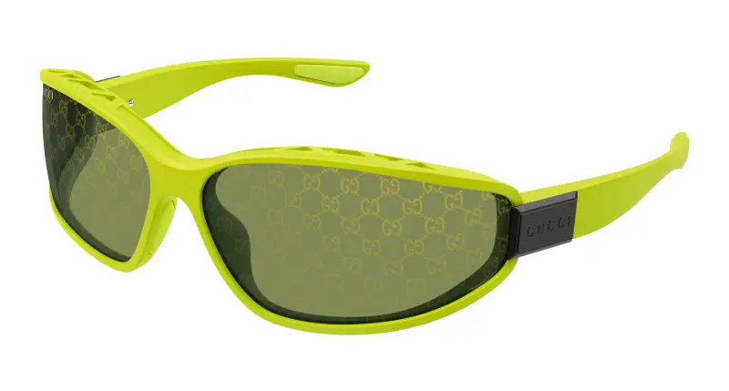 Gucci Occhiali da sole Uomo Verde 3535281