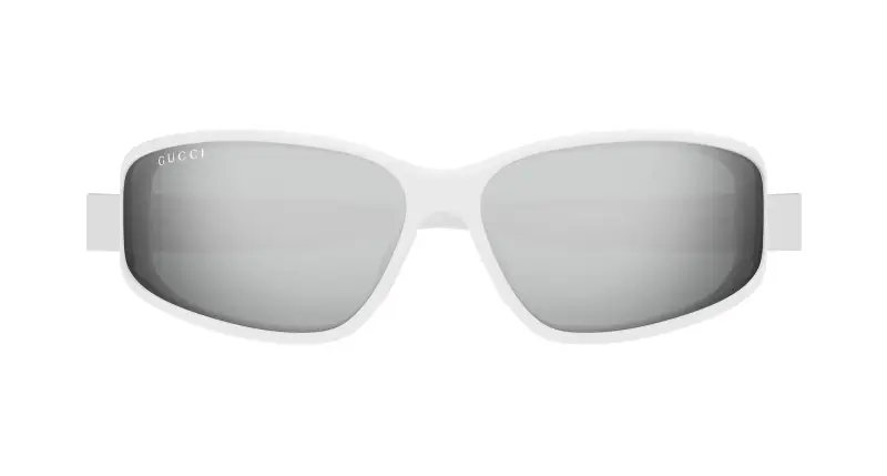 Gucci Occhiali da sole Uomo Argento 3529728 miniatura 2