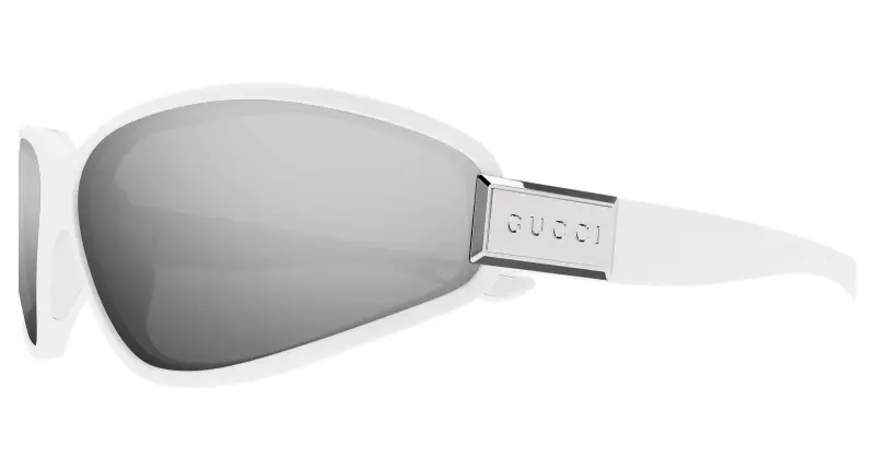 Gucci Occhiali da sole Uomo Argento 3529728 miniatura 3