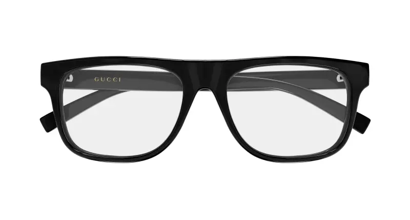 Uomo Gucci GG1117ON 001 Montature da vista Iniettato Nero Trasparente Squadrata miniatura 2