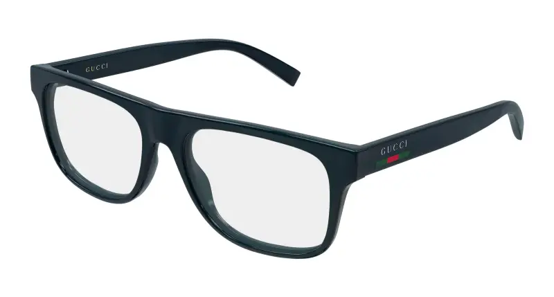 Uomo Gucci GG1117ON 005 Montature da vista Iniettato Blu Trasparente Squadrata