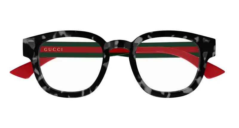 Uomo Gucci GG1992O 006 Montature da vista Acetato Havana Trasparente Rotonda miniatura 2