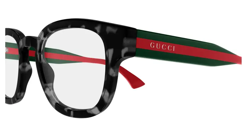 Uomo Gucci GG1992O 006 Montature da vista Acetato Havana Trasparente Rotonda miniatura 3