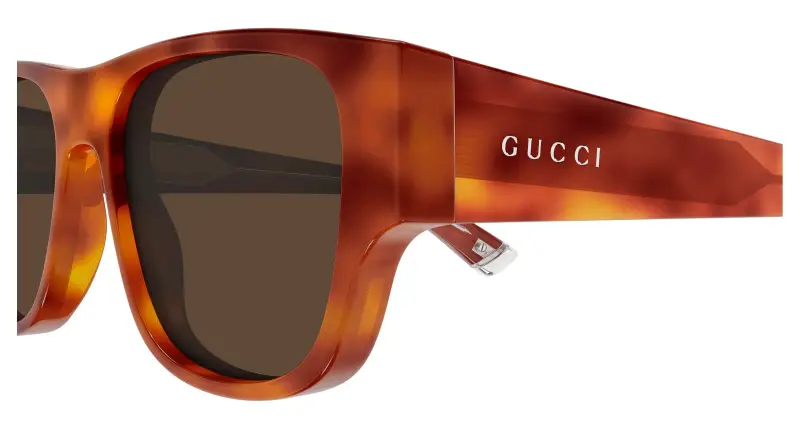 Gucci Occhiali da sole Uomo Marrone 4301783 miniatura 3