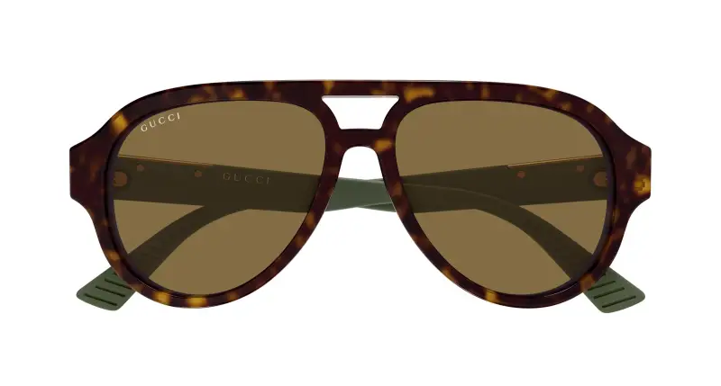 Gucci Occhiali da sole Uomo Marrone 4301766 miniatura 2