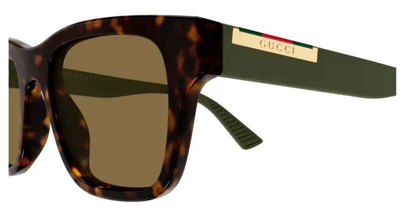 Gucci Occhiali da sole Uomo Marrone 4301764 miniatura 3