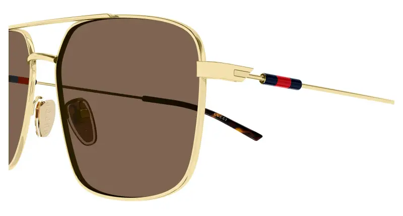 Gucci Occhiali da sole Uomo Marrone 4305979 miniatura 3