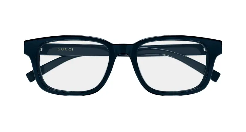 Uomo Gucci GG2107OL 003 Montature da vista Iniettato Blu Trasparente Squadrata miniatura 2