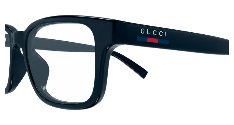 Uomo Gucci GG2107OL 003 Montature da vista Iniettato Blu Trasparente Squadrata miniatura 3