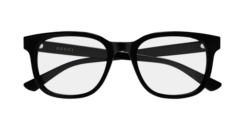 Uomo Gucci GG2138OK 001 Montature da vista Acetato Nero Trasparente Rotonda miniatura 2