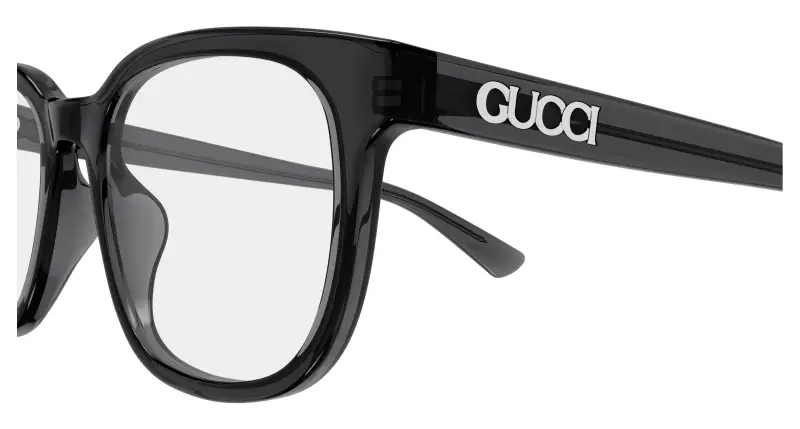 Uomo Gucci GG2138OK 002 Montature da vista Acetato Grigio Trasparente Rotonda miniatura 3