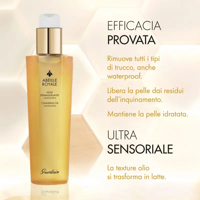 Abeille Royale Huile Démaquillante Anti-Pollution - Olio detergente viso miniatura 3