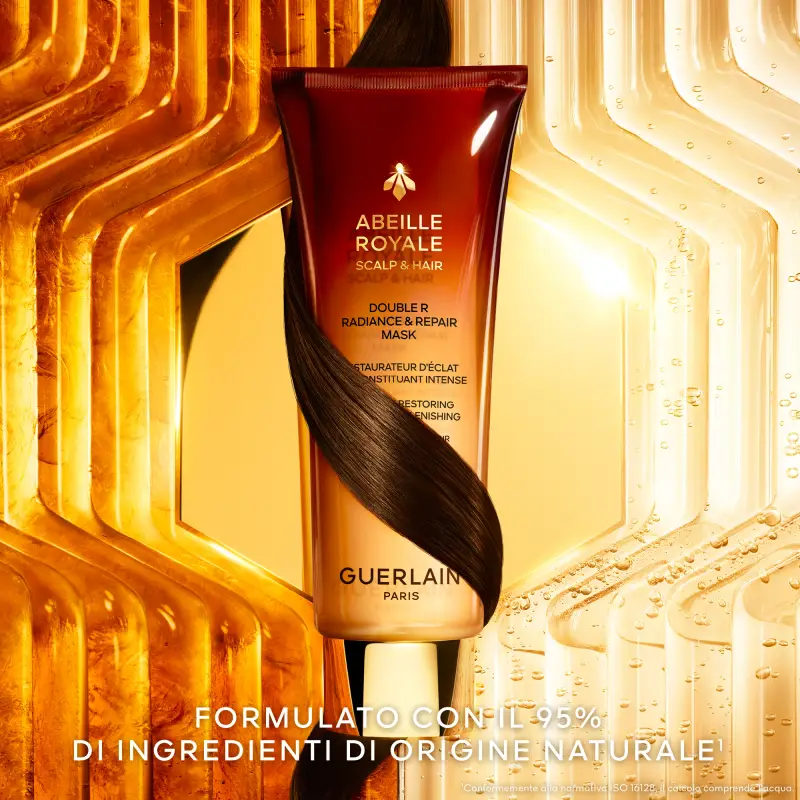 Abeille Royale Scalp & Hair Double R Radiance & Repair Mask - Maschera capelli rovinati, Maschera illuminante capelli, Capelli danneggiati miniatura 2
