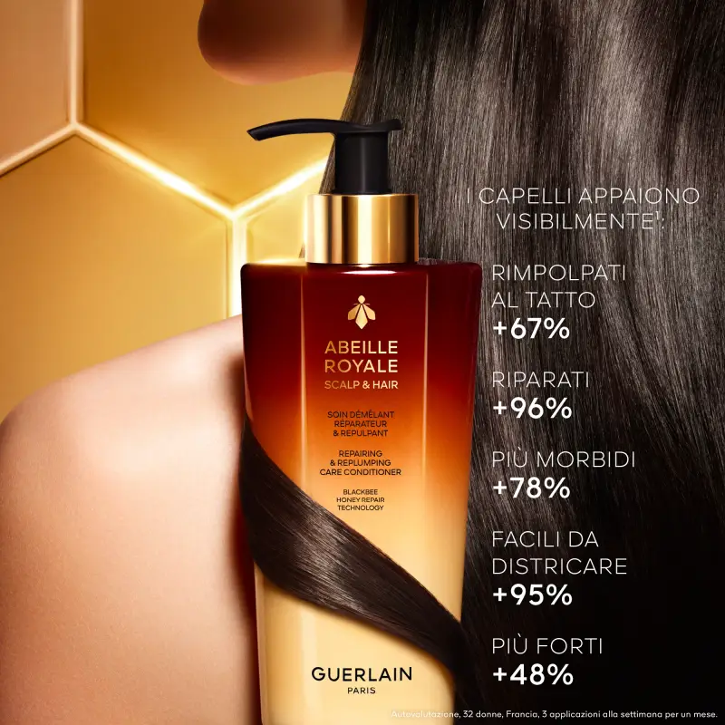 Abeille Royale Scalp & Hair Repairing & Replumping Care Conditioner - Capelli danneggiati, Capelli normali miniatura 3