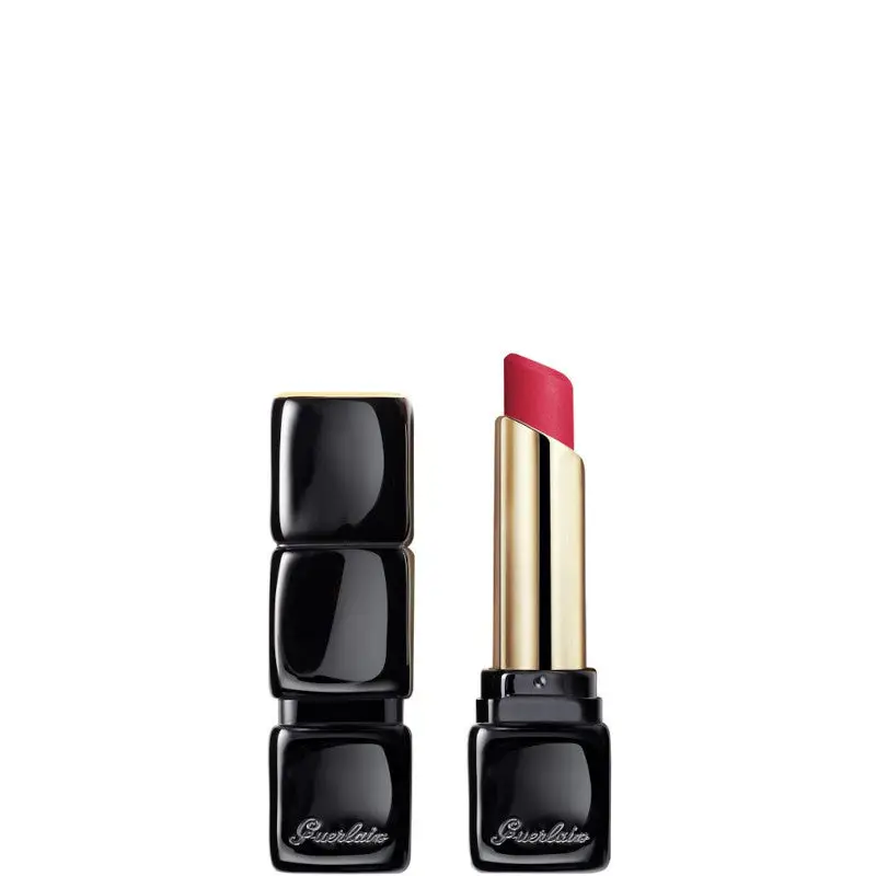 Guerlain KissKiss Shine Bloom Tender Matte - Mat Lumineux Fin et Fondant Nr 666 luky pink