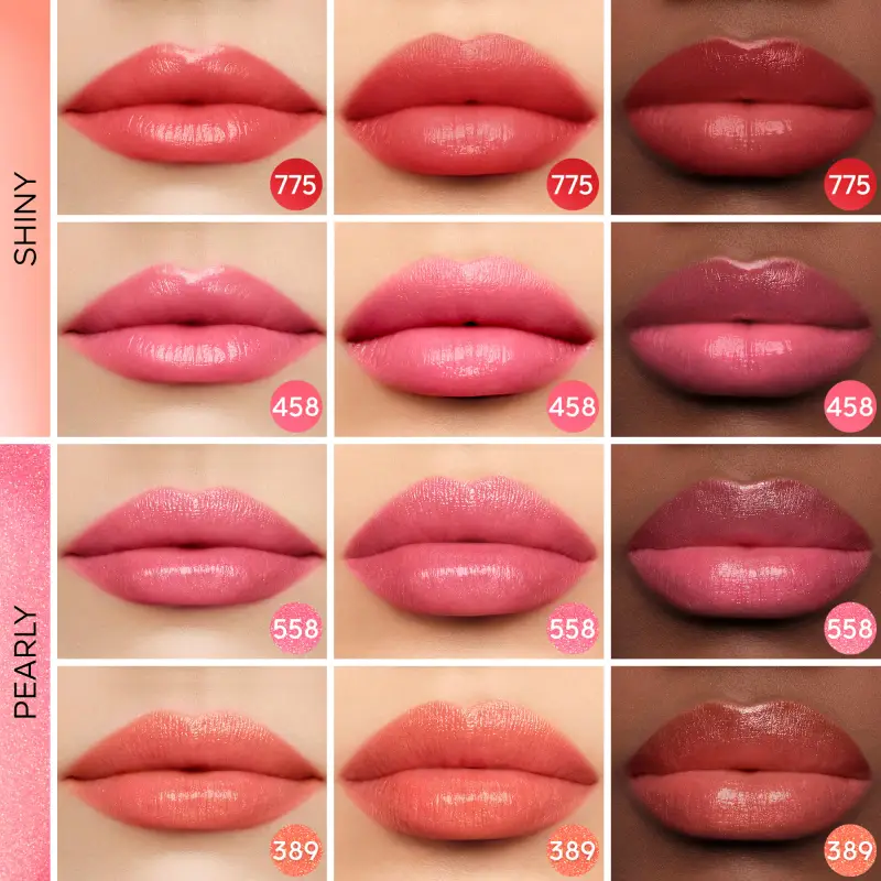 Labbra KissKiss Bee Glow 056 Pearly Lily - Rossetti, Balsamo labbra miniatura 3