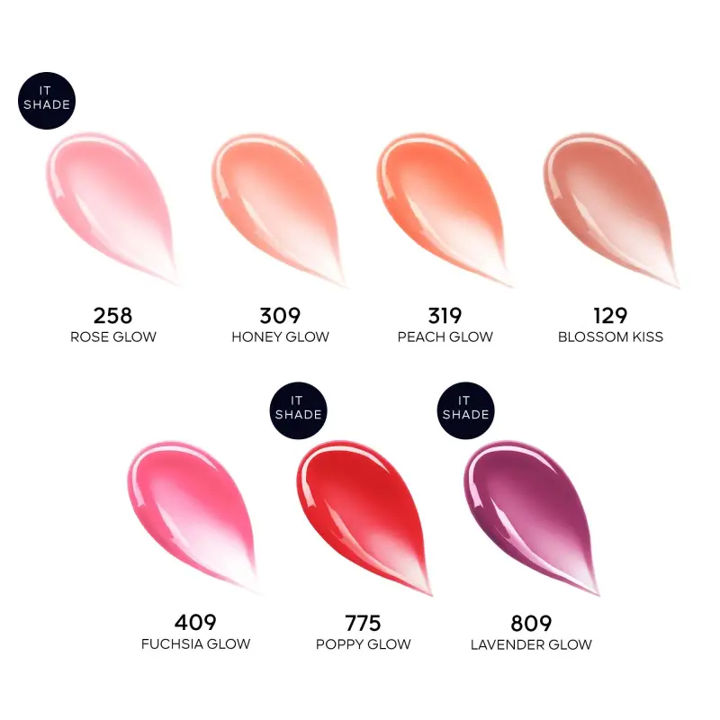 Labbra KissKiss Bee Glow 129 Blossom Glow - Rossetti, Balsamo labbra miniatura 2