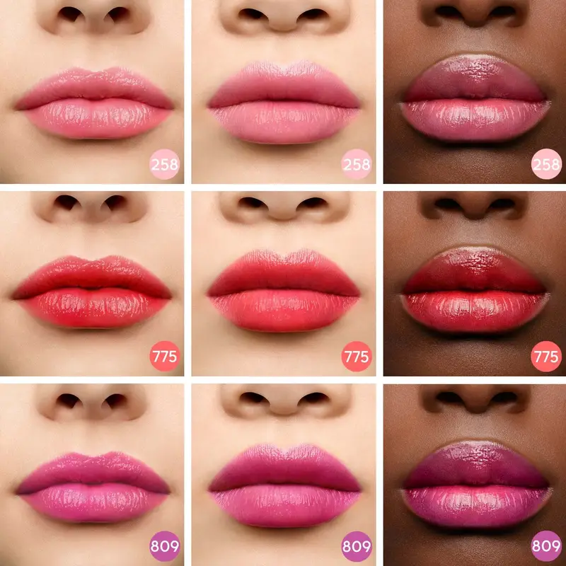 Labbra KissKiss Bee Glow 129 Blossom Glow - Rossetti, Balsamo labbra miniatura 3