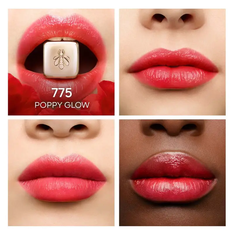 Labbra KissKiss Bee Glow 775 Poppy Glow - Rossetti, Balsamo labbra miniatura 3