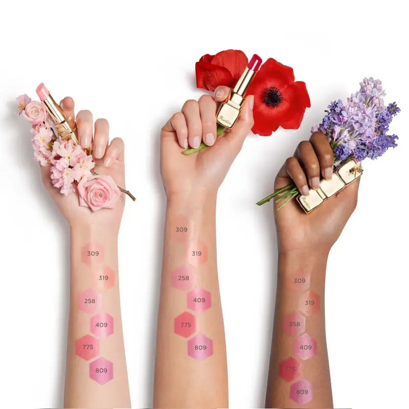 Labbra KissKiss Bee Glow 775 Poppy Glow - Rossetti, Balsamo labbra miniatura 5