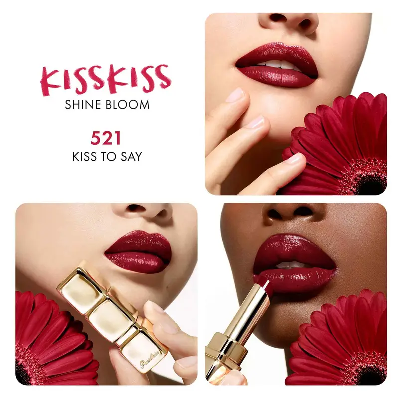 Labbra KissKiss Shine Bloom 521 Kiss To Say - Rossetti miniatura 4