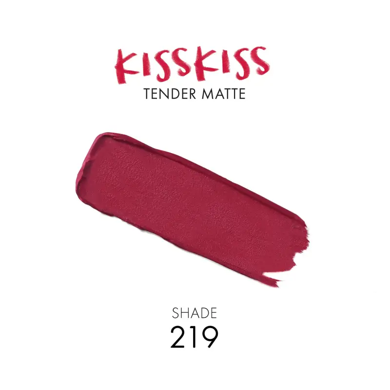 Labbra KissKiss Tender Matte 219 Tender Rose - Rossetti miniatura 4