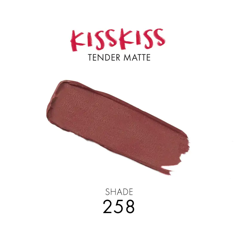 Labbra KissKiss Tender Matte 258 Lovely Nude - Rossetti miniatura 4