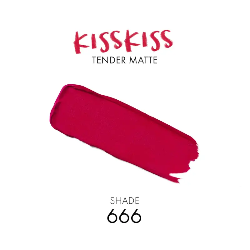 Labbra KissKiss Tender Matte 666 Lucy Pink - Rossetti miniatura 4