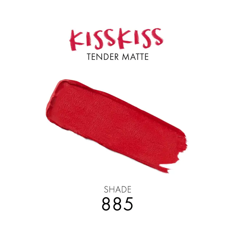 Labbra KissKiss Tender Matte 885 Gentle Coral - Rossetti miniatura 4