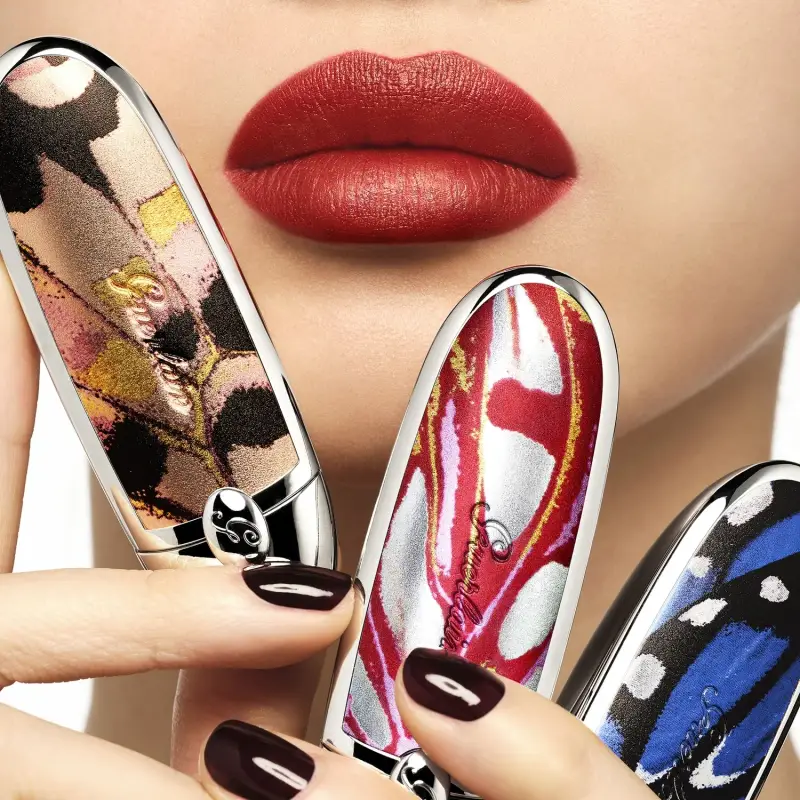 Labbra Rouge G de Guerlain - Le Capot Double Miroir Scarlet Red - Rossetti miniatura 3