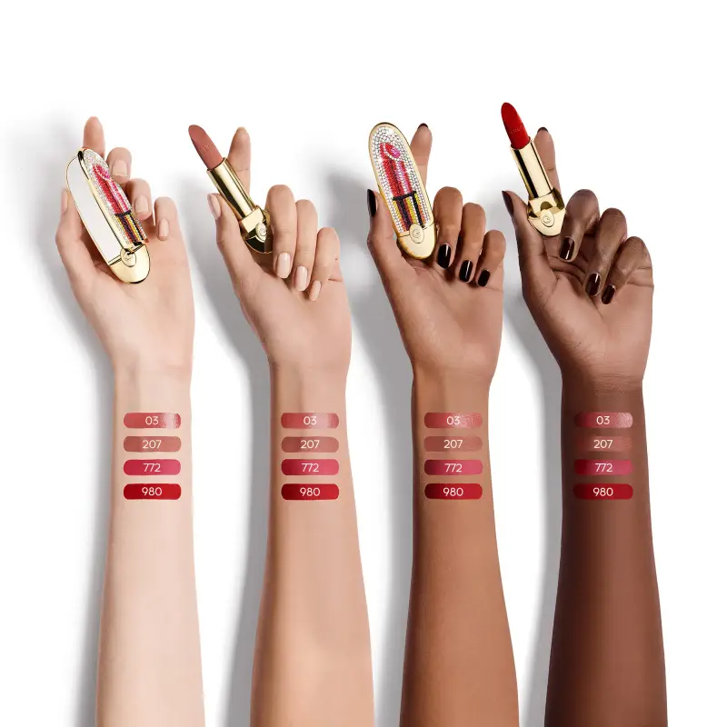 Labbra Rouge G - Il Rossetto Personalizzabile - Ricarica 207 LE BEIGE BIJOU - VELVET - Rossetti miniatura 5