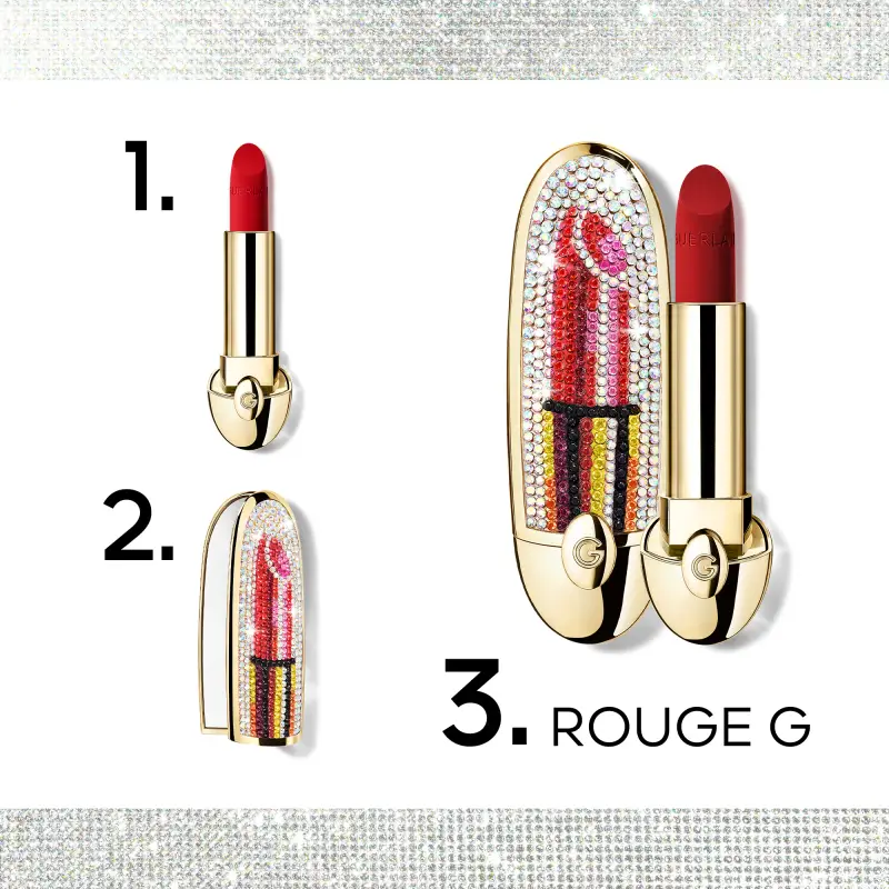 Labbra Rouge G - Il Rossetto Personalizzabile - Ricarica 980 LE ROUGE FABULEUX - VELVET - Rossetti miniatura 2